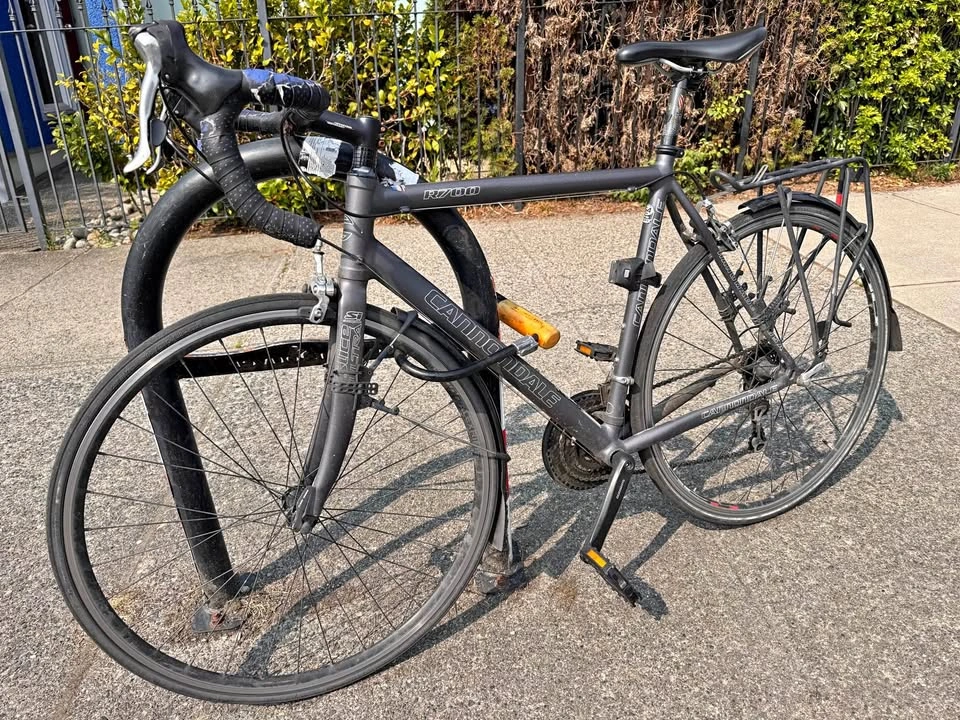 Cannondale R700 (CAAD7) — commuter/touring build