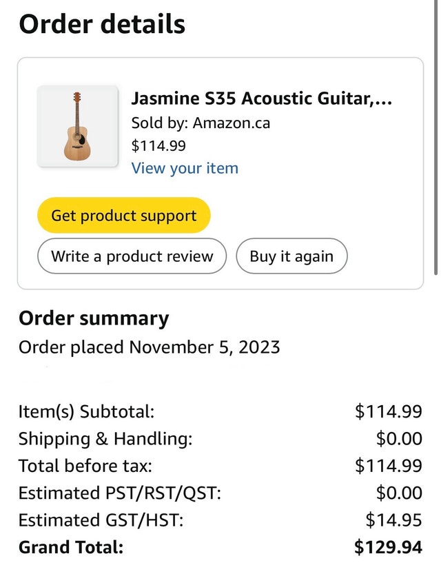 Jasmine S35 Acoustic Guitar