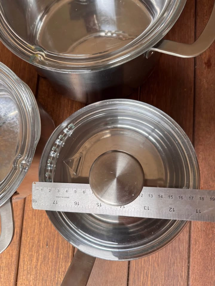 IKEA 7 piece Stainless Steel Pots and Pans Set - photo 2