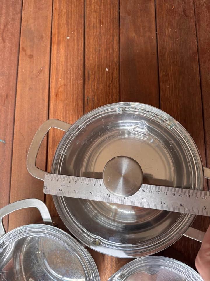 IKEA 7 piece Stainless Steel Pots and Pans Set - photo 4