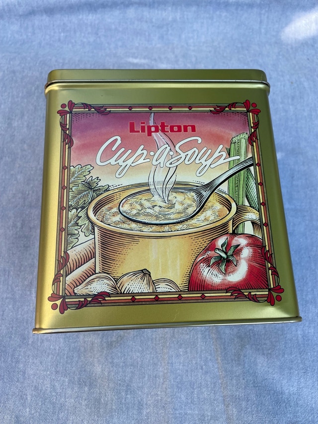 Lipton Cup-a-Soup Vintage Tin