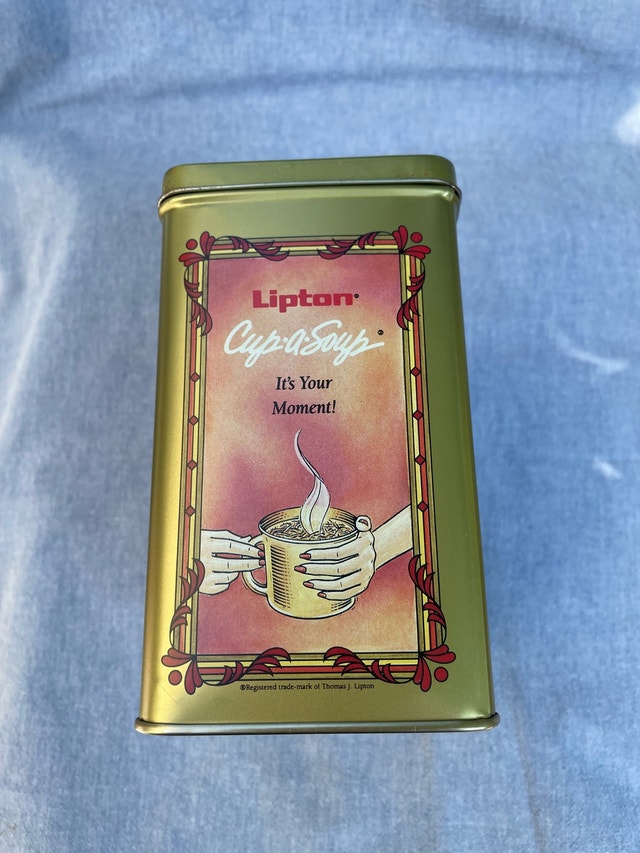 Lipton Cup-a-Soup Vintage Tin - photo 2