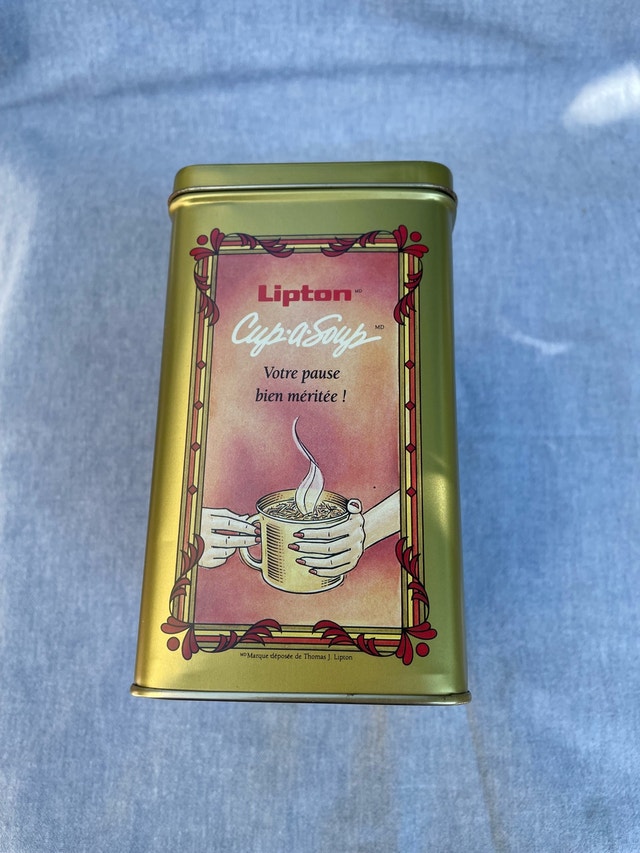 Lipton Cup-a-Soup Vintage Tin - photo 4