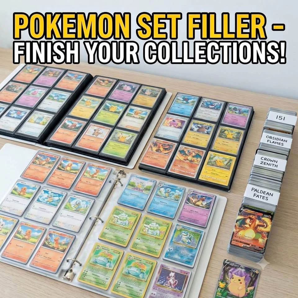 Pokemon Card Set Filler Service - Complete Your Sets!