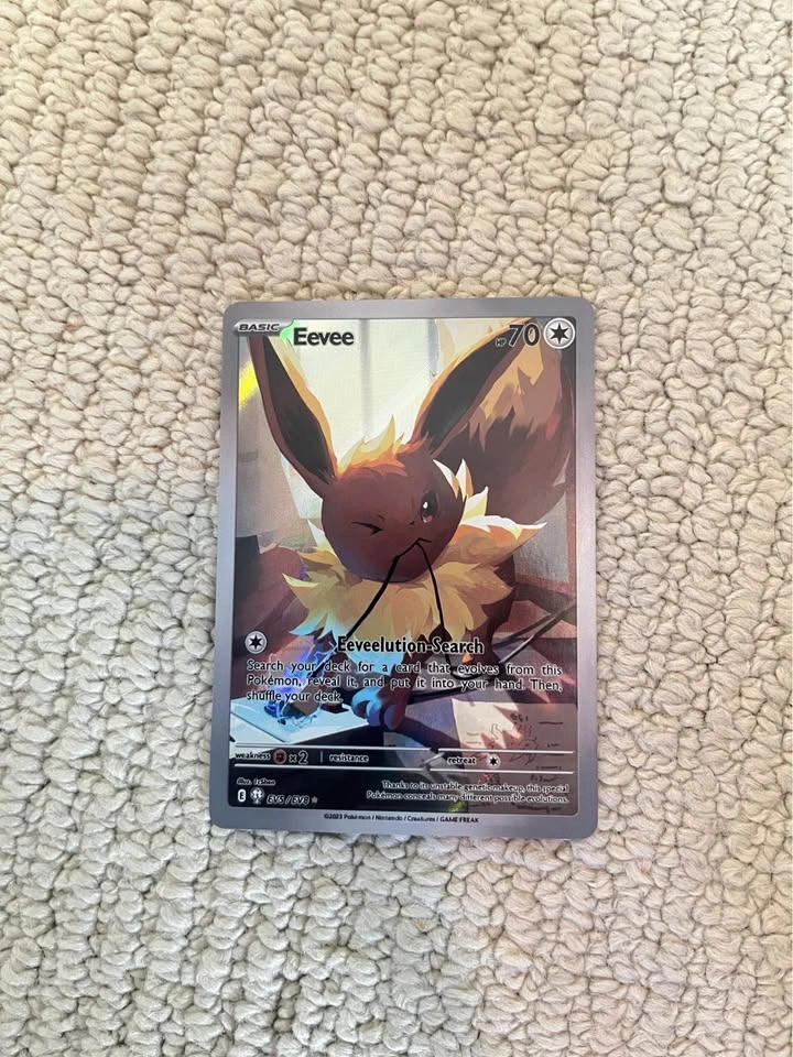Custom eevee full art pokemon cards - photo 2