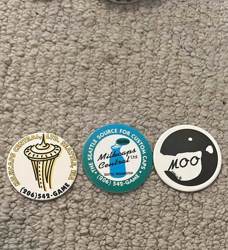 3 Milkcaps Lot
