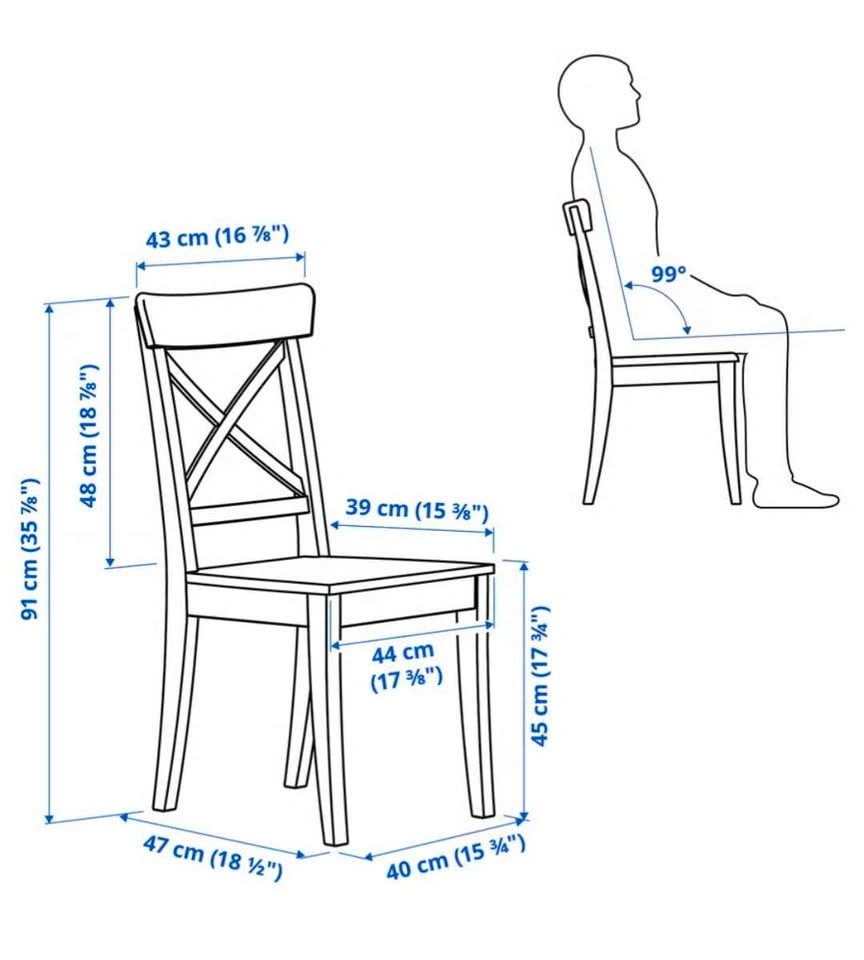 IKEA Black Chairs – Set of 5 - photo 2