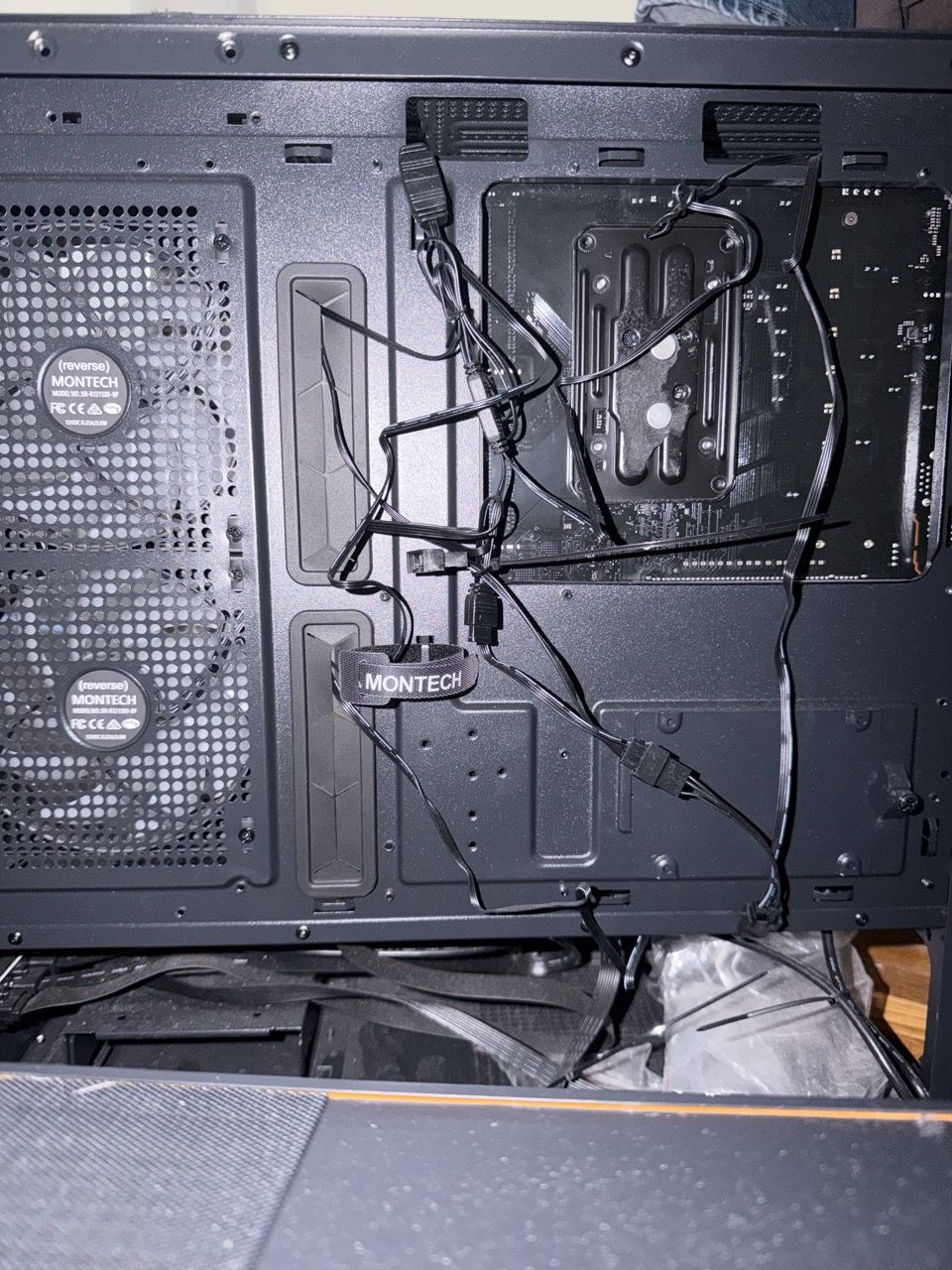 Pc case with asrock pro motherboard amd ryzen 5 7600x new - photo 4
