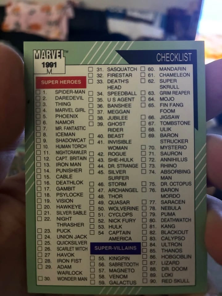 1991 Impel Marvel Universe Series II trading card set 162 Cards - photo 2