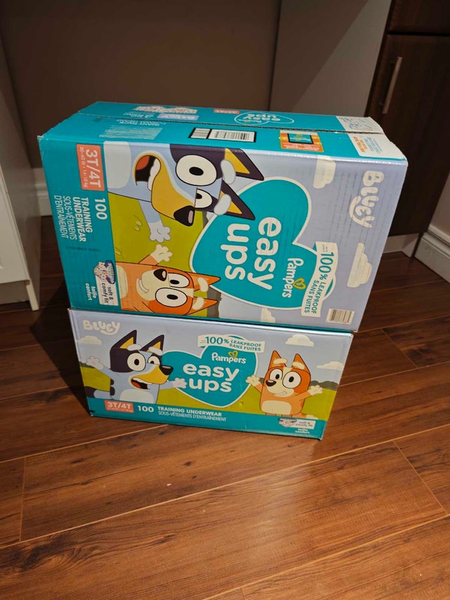 Brand New Pampers Easy Ups 3T-4T (100-pack) - Bluey Theme