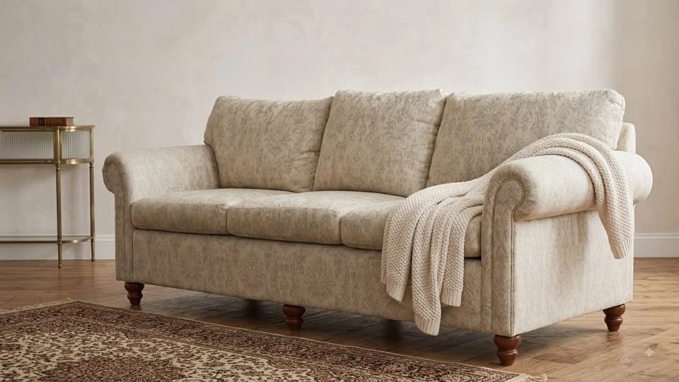 Peter Knoll 3-Seater Classic Sofa (Delivery Included) - photo 3