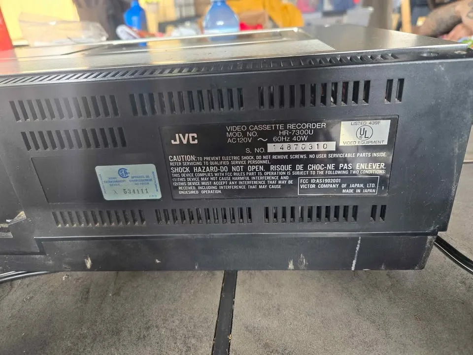 JVC HR-7300U Video Cassette Recorder top loader image indicator(7)