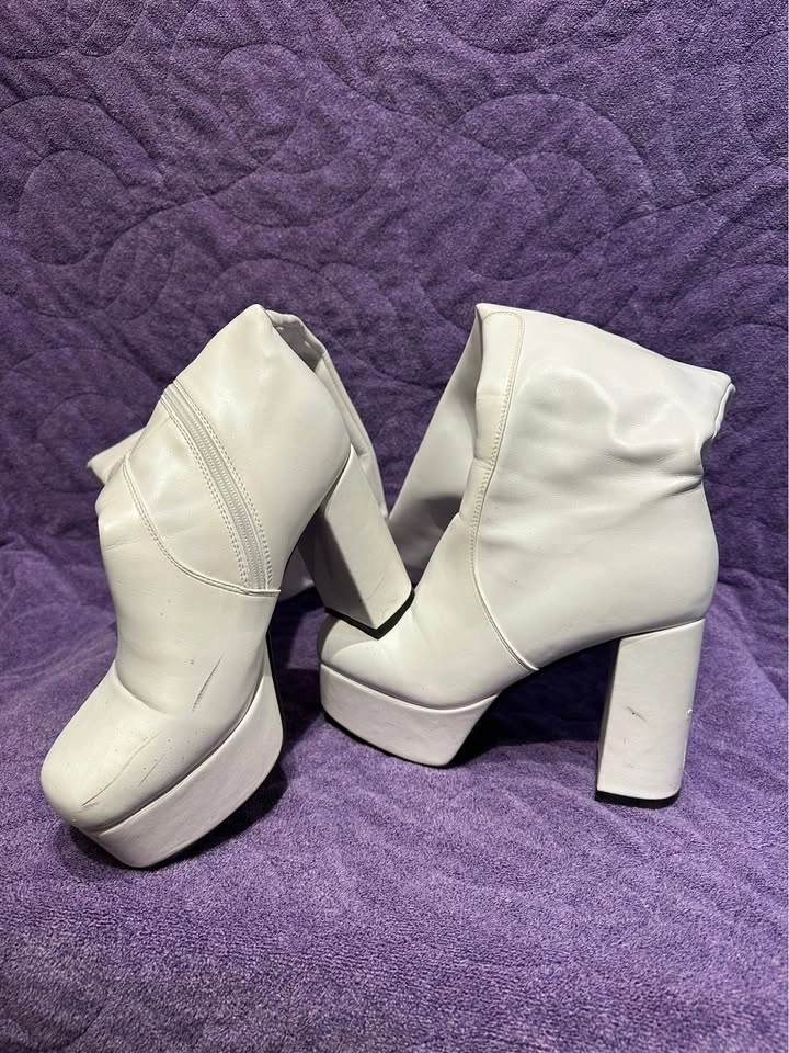Lamoda Wide-Calf Platform Go Go Boots - photo 2
