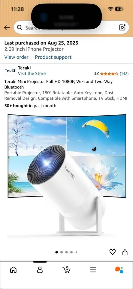 Tecaki Portable Projector - photo 4