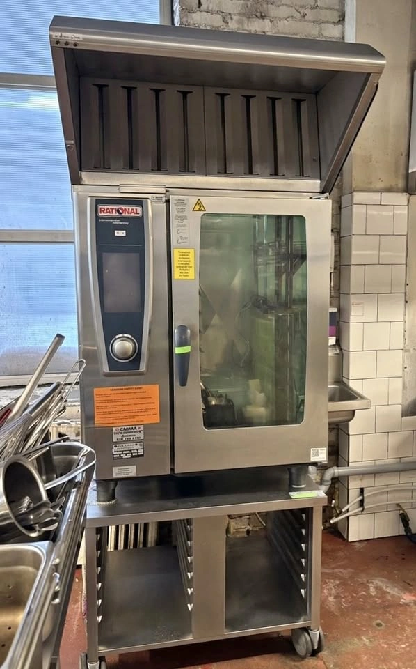 RATIONAL Combi Oven + Hood & Stand | $8,000 Full Package