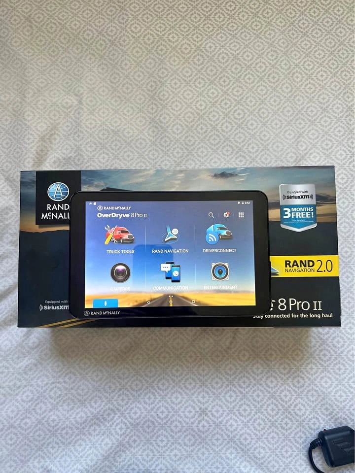 Rand McNally OverDryve 8 Pro II Truck GPS Bundle