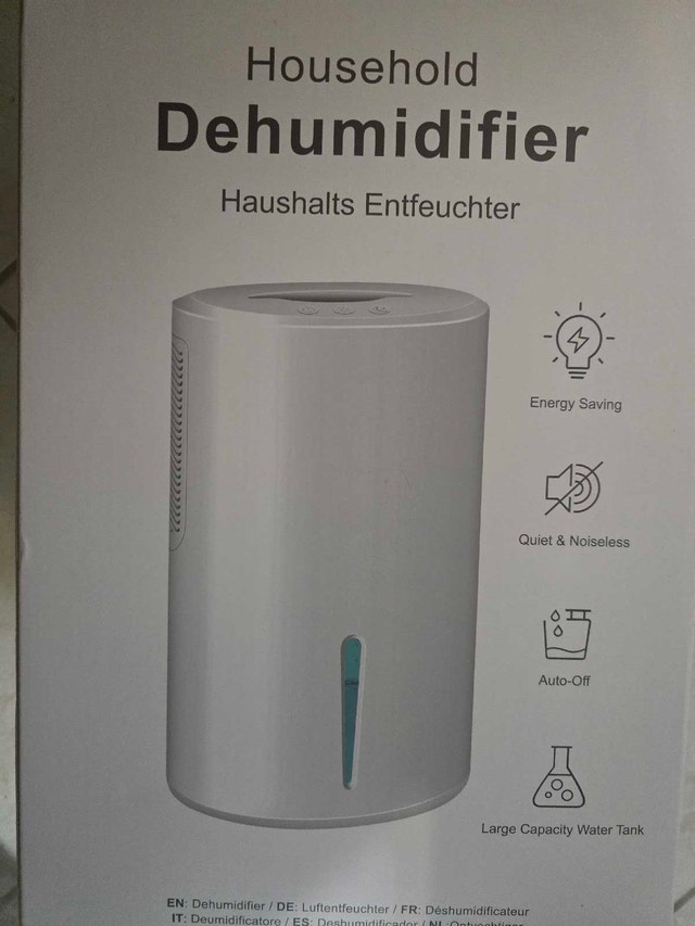 Dehumidifier unused