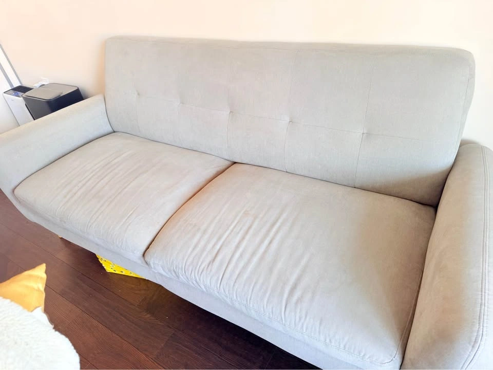 Light Grey Mid-Century Modern Sofa - photo 3