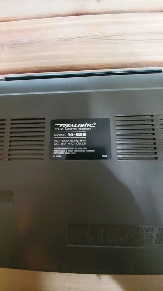 CTR-30 Cassette Recorder - Brand: Realistic - photo 5