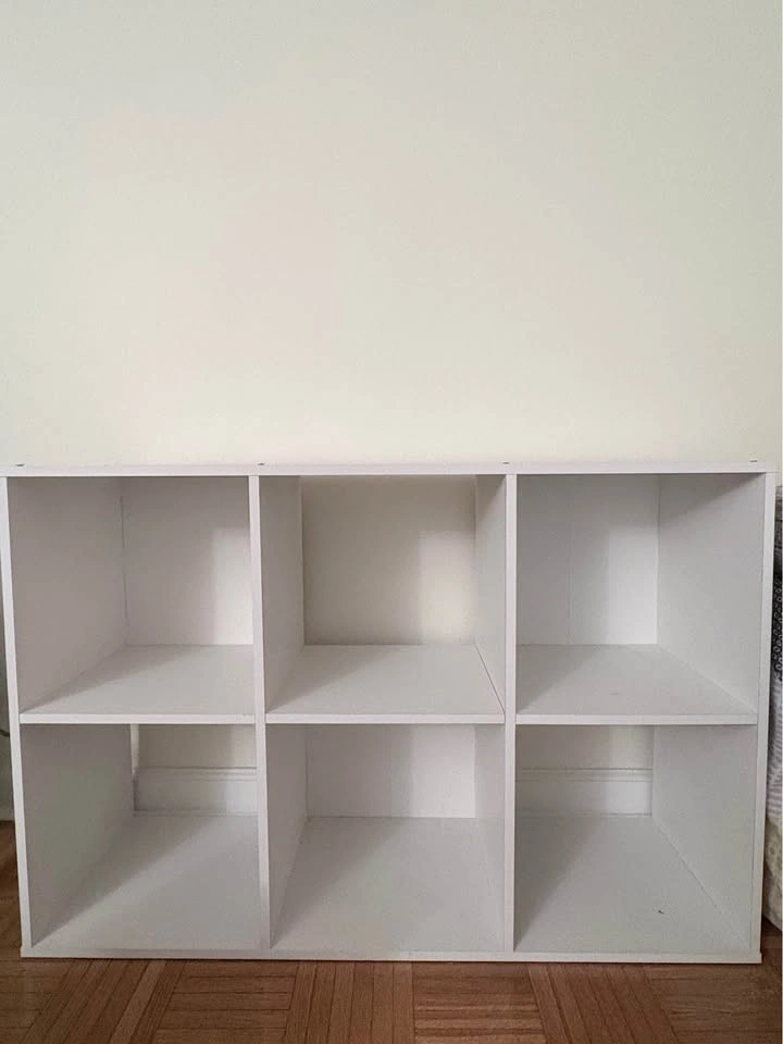 White 11” 6-Cube Storage Organizer - photo 2