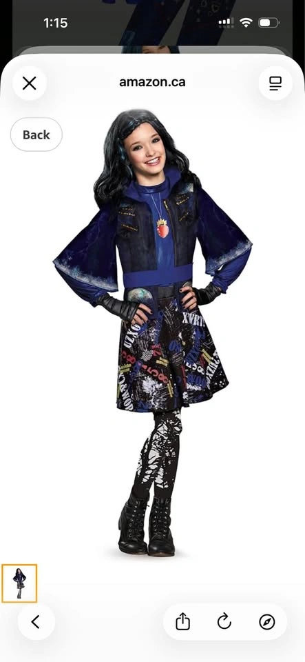 Disney Descendants Evie Halloween Costume – Girls 9–10 Years