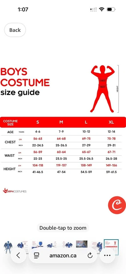 Blue Dragon Halloween Costume – Kids Size L (10–12) - photo 2