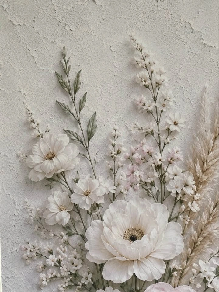 18” x 24” Mixed-Media Floral Wall Art canvas - photo 3