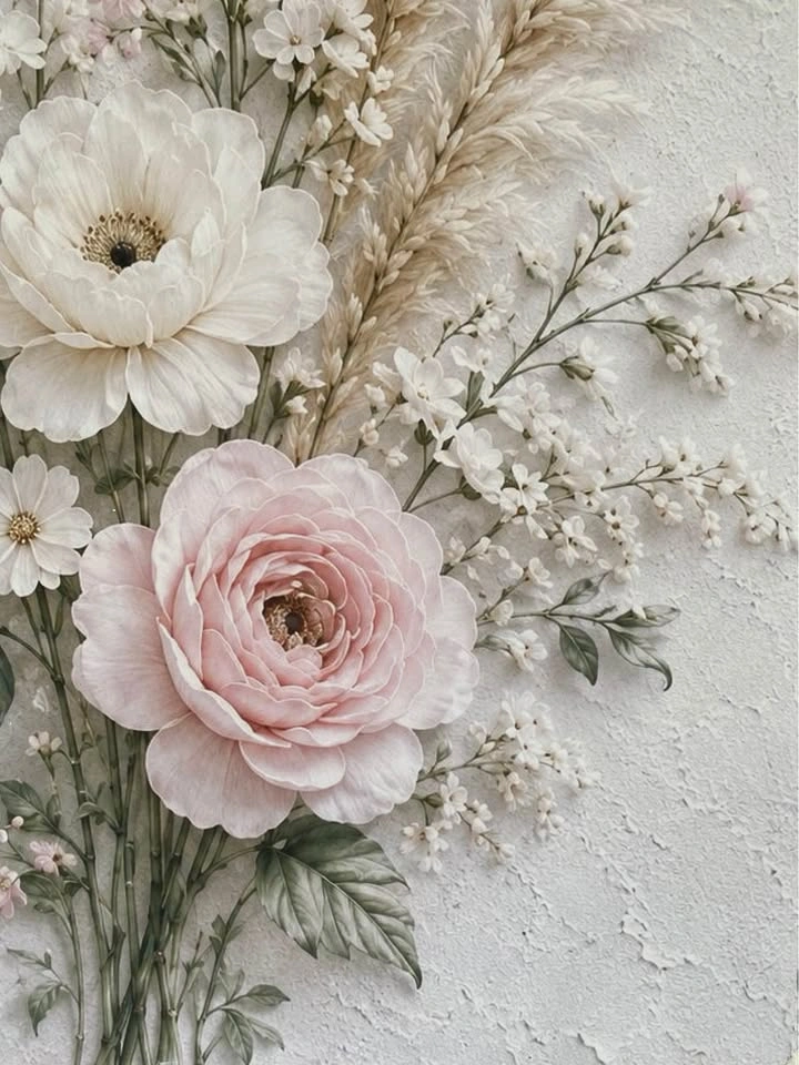 18” x 24” Mixed-Media Floral Wall Art canvas - photo 5