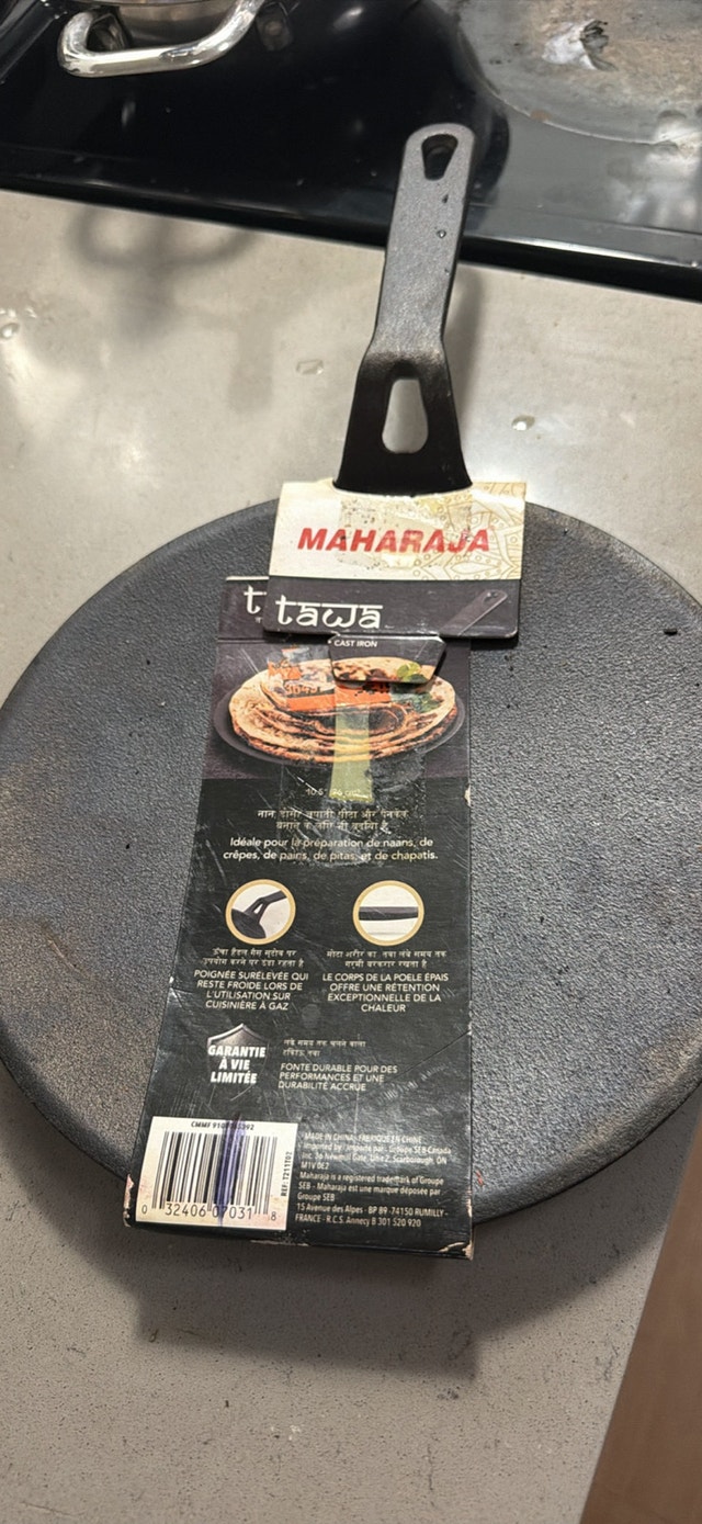 Maharaja Cast Iron Tawa