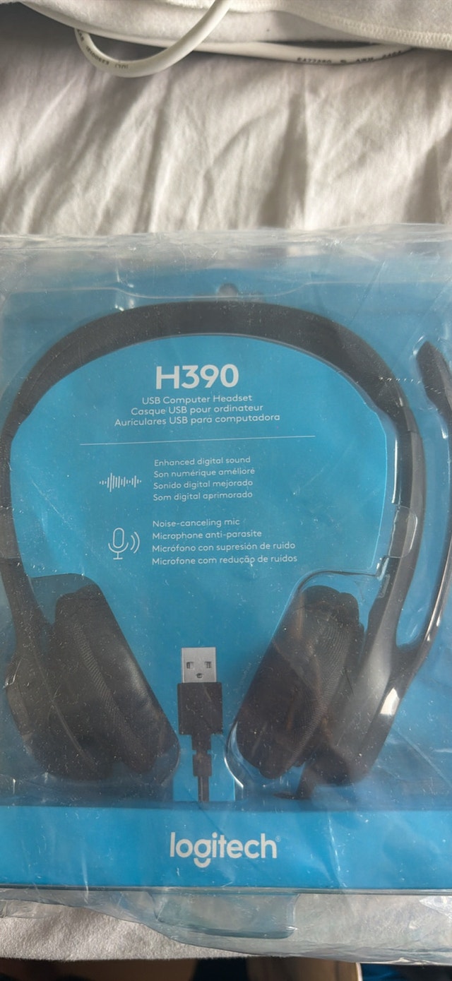 Logitech H390 USB Computer Headset - photo 2