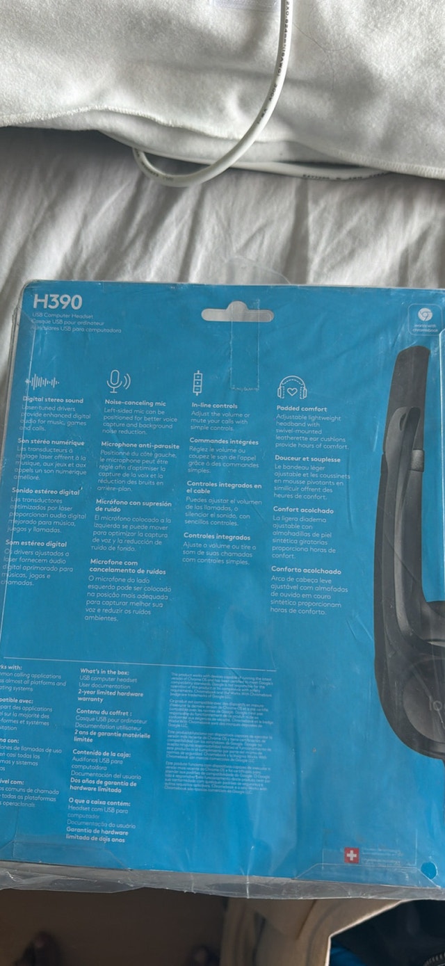 Logitech H390 USB Computer Headset - photo 3