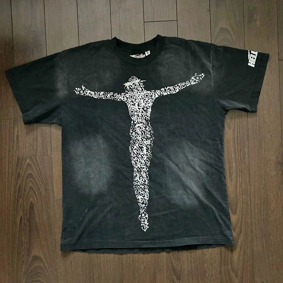 Hellstar Jesus Qr Code Tee (Size M)