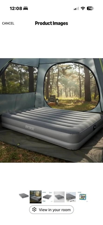 Intex 64114E Dura-Beam Queen Air Mattress w/ USB Pump - photo 3
