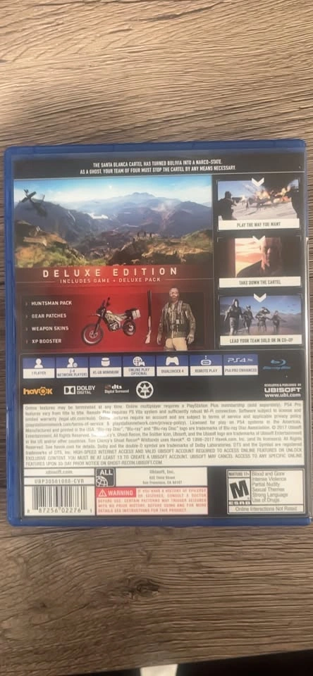 Sony PS4 Tom Clancy's Ghost Recon Wildlands Deluxe Edition Game - photo 2