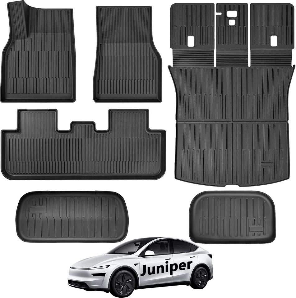 Maysoo All-Weather TPE Floor Mats for 2025-2026 Tesla Model Y