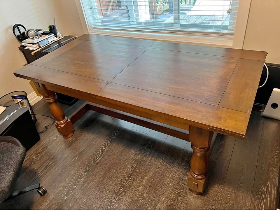 Solid Wood Dining Table 72x36