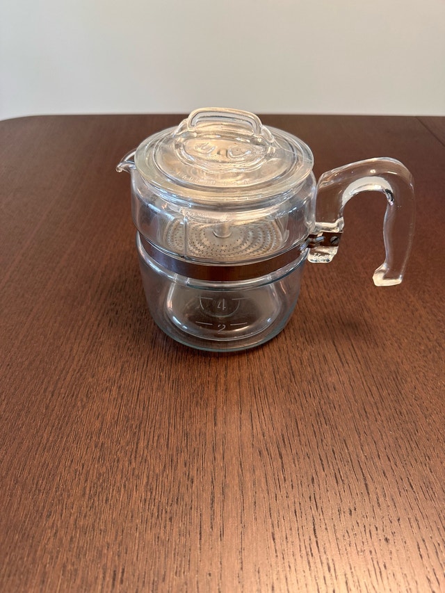 Vintage Pyrex 7754 4 Cup Percolator