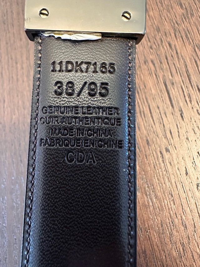 Dockers Men's Leather Belts Size 38 - photo 4
