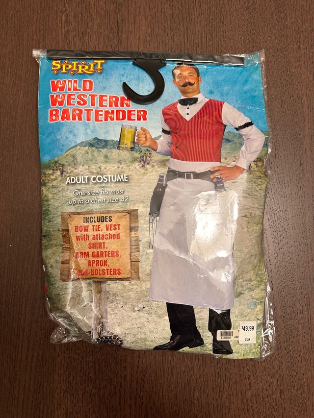 Spirit Wild Western Bartender Costume