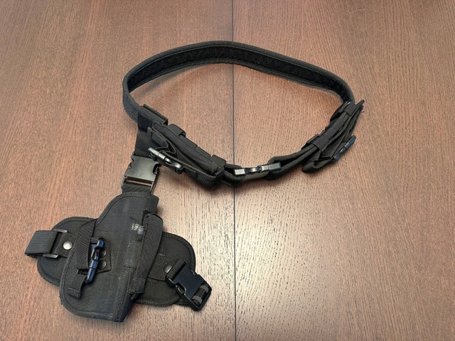 Airsoft Drop Leg Holster and Mag Pouches