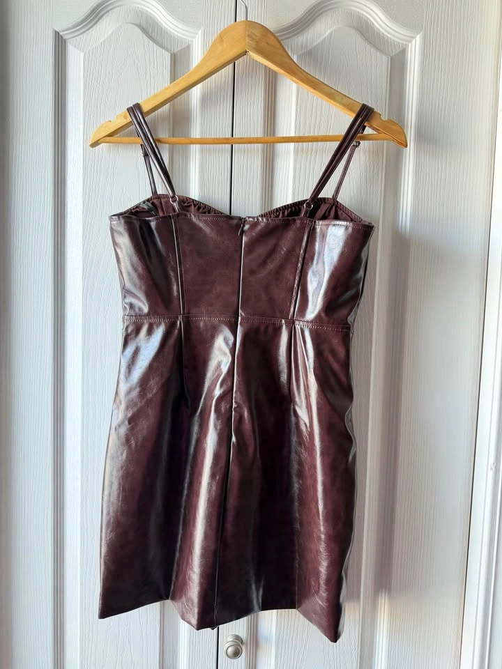 Forever 21 Faux-Leather Mini Dress - photo 2