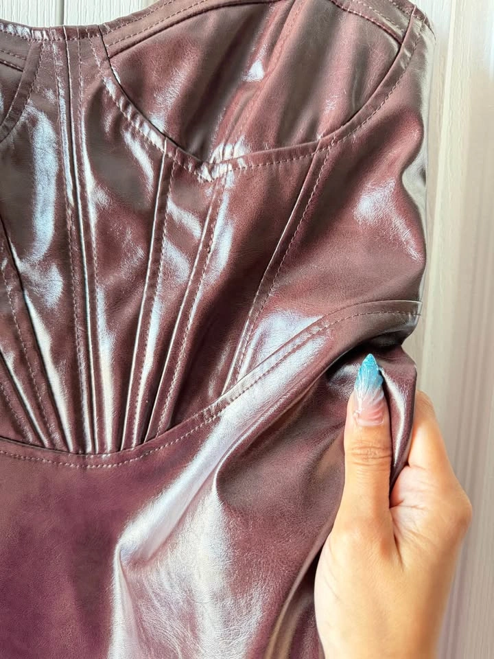 Forever 21 Faux-Leather Mini Dress - photo 3