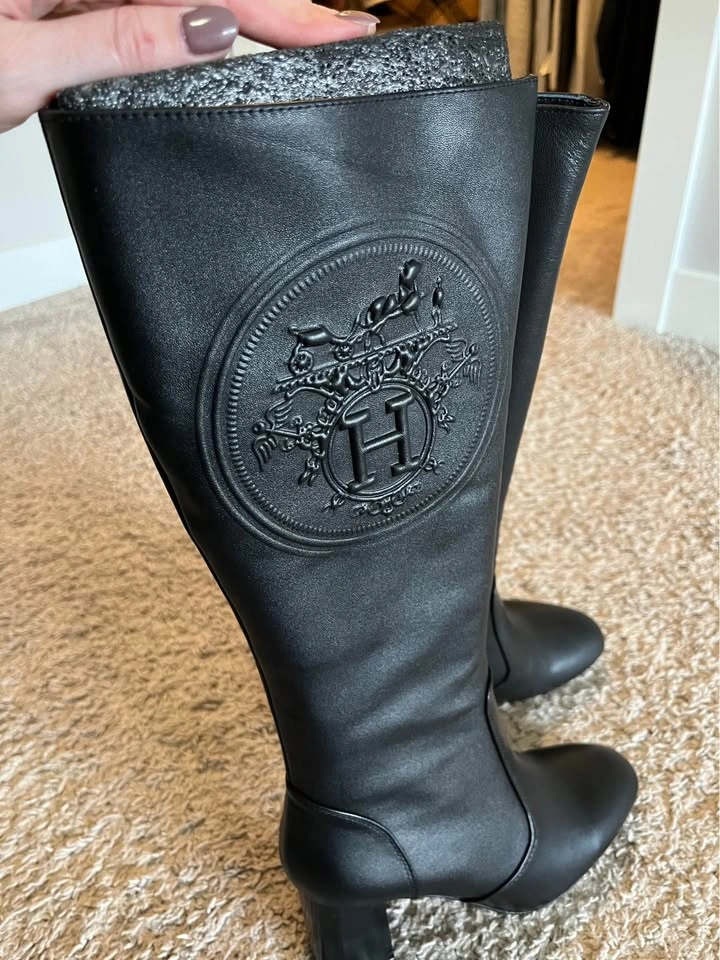 Knee-High Leather Boots - photo 2