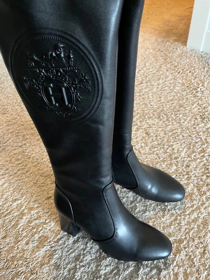 Knee-High Leather Boots - photo 3