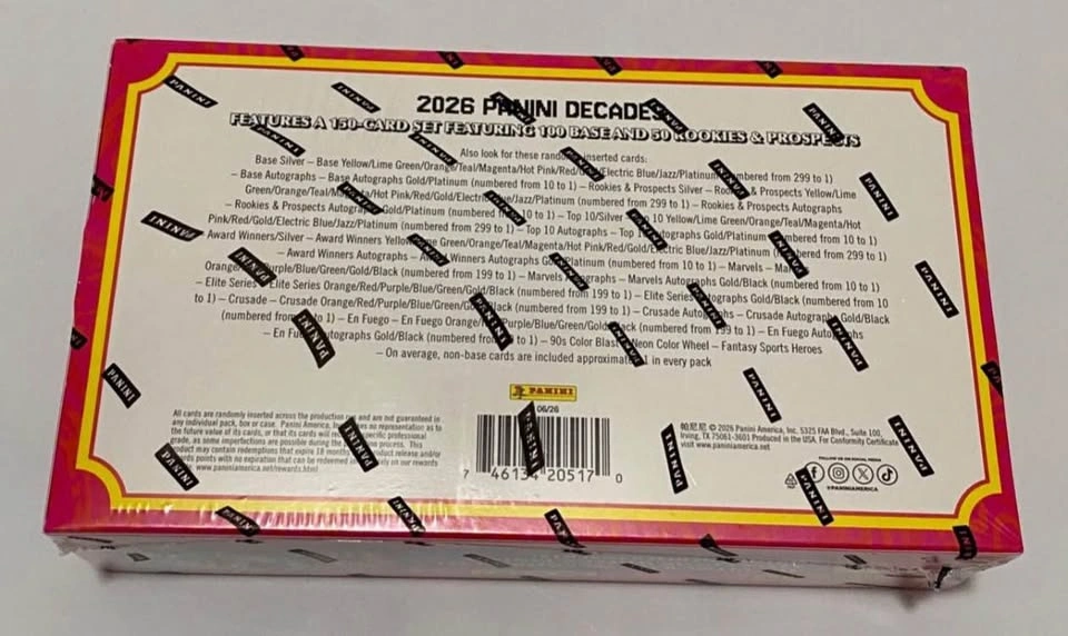 Panini 2026 Decades 90s Box - photo 2