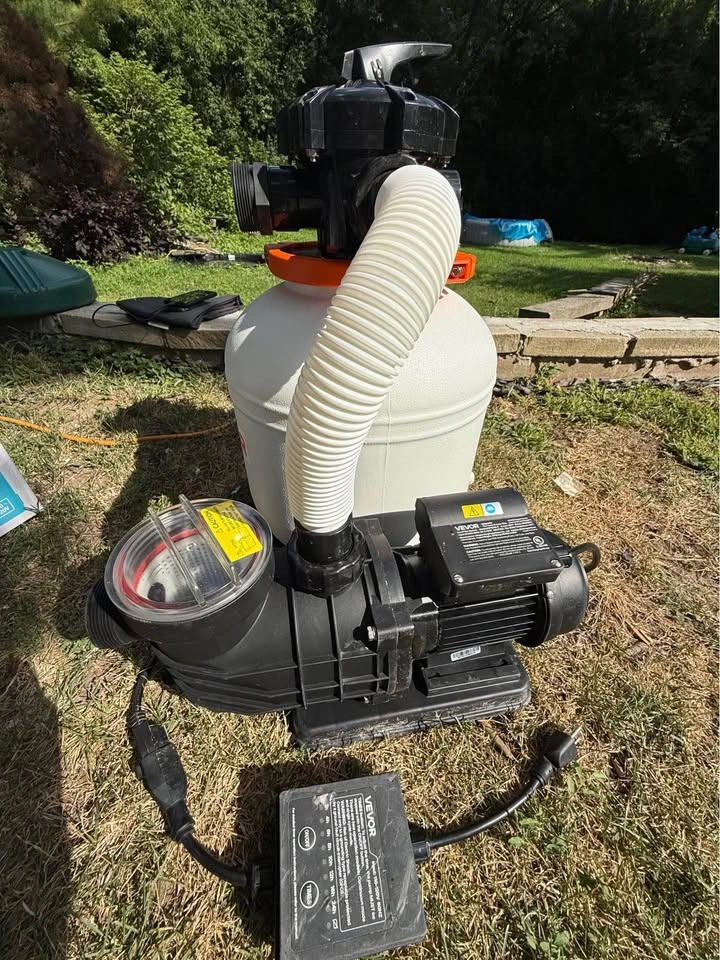 Sand Filter Pump for Above Ground Pools, 0.75 HP 3500 GPH - photo 2