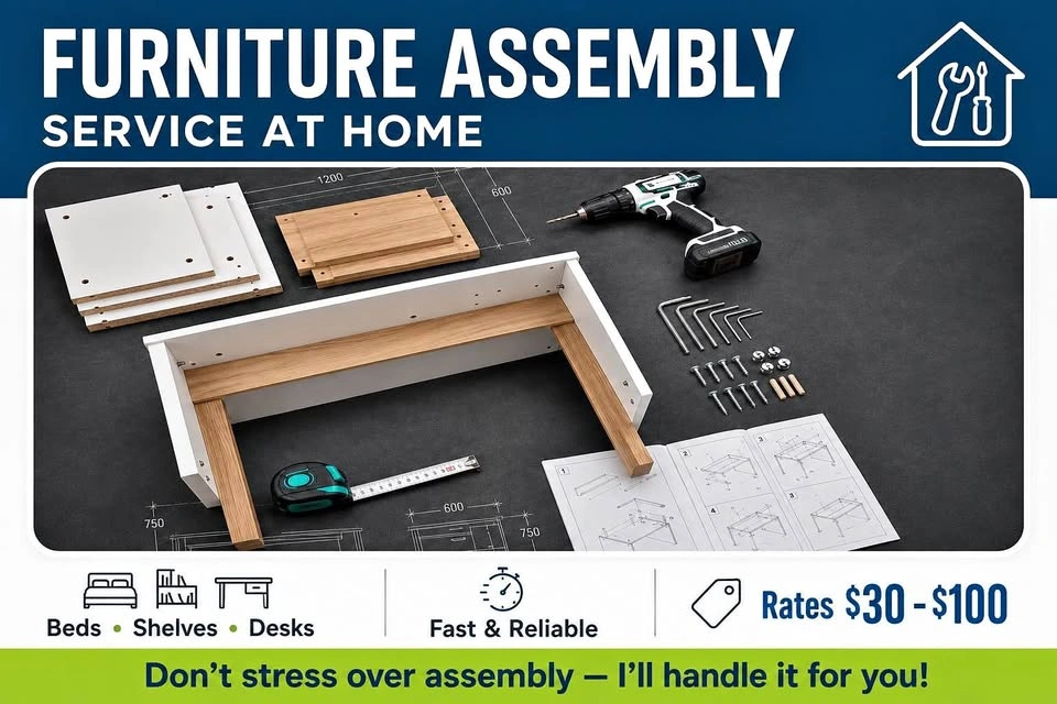 Furniture Assembly Service at Home – Fast & Reliable