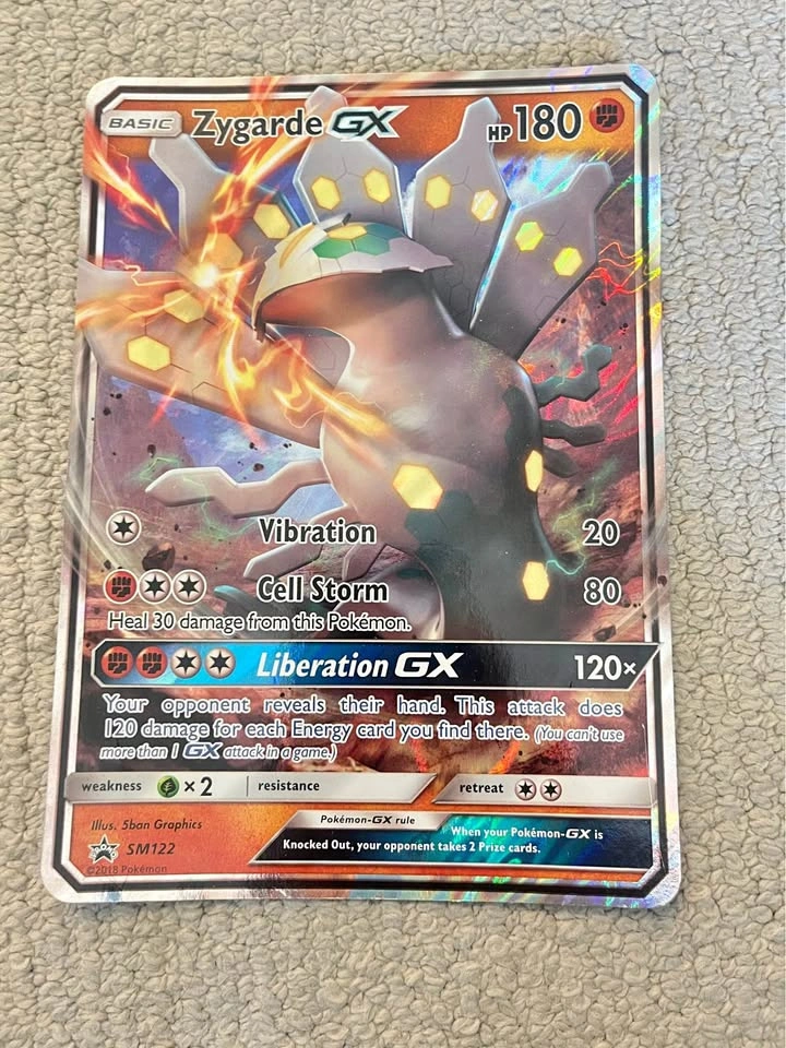 Zygarde GX SM122 Jumbo Pokemon Card