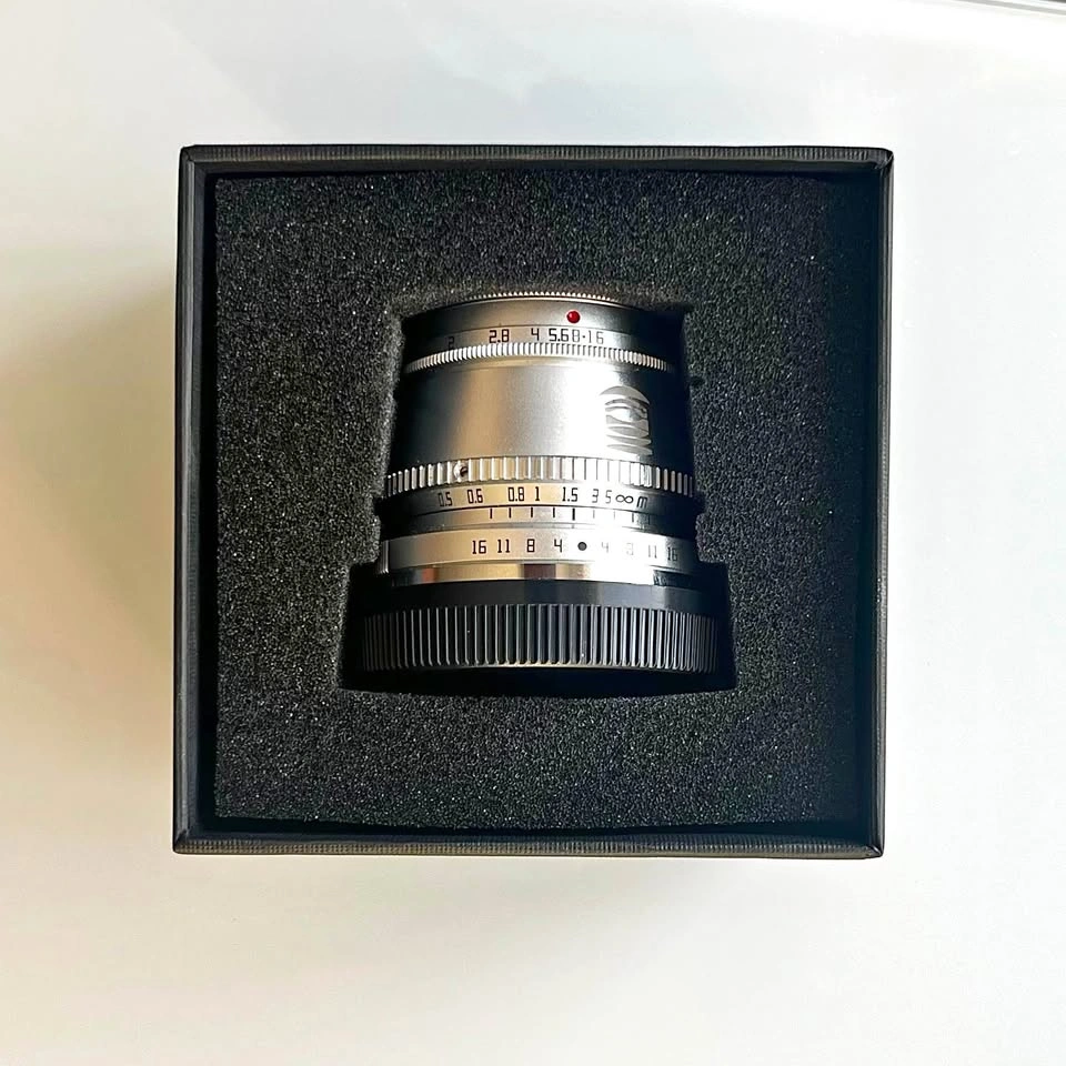 TTArtisan 35mm f/1.4 Lens for Canon EOS-M - Silver