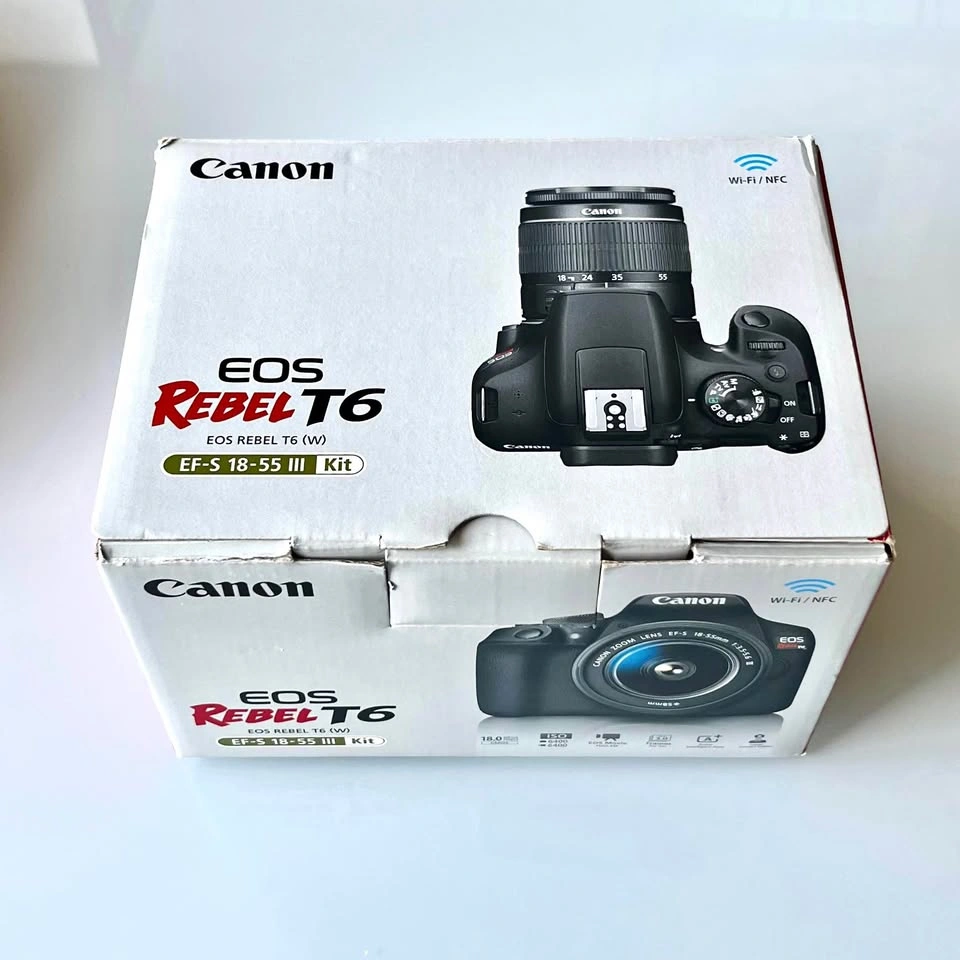 📸 Canon Rebel T6 DSLR + 18-55mm III – MINT / LIKE NEW